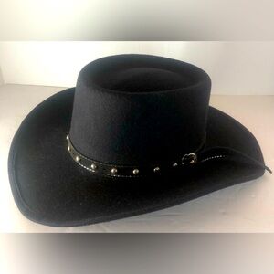 Pigalle XXXXX Santo Nino Black Western Cowboy Hat SZ 6 7/8. Hecho En Mexico